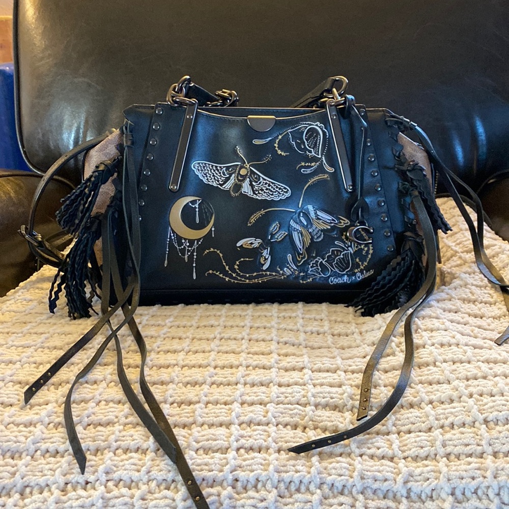 Rare limited edition Coach purse with artist Chelsea